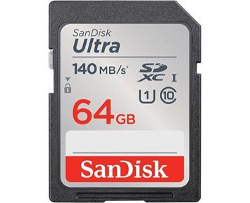 SanDisk Ultra SDXC 64GB - 64 GB SDXC Ultra minneskort
