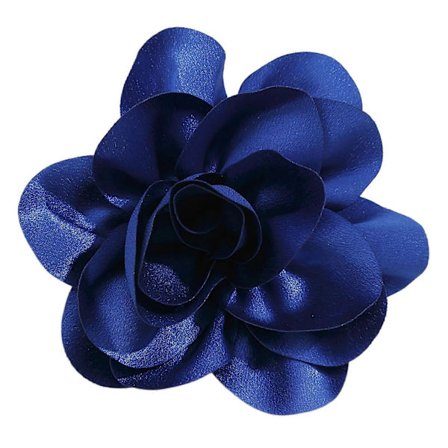 Käsintehty Rintaneula Korut Liioiteltu Ankkanokka Klipsi Rintakoru Viehätys Tyylikäs Kangaskukka Rintaneula Koriste Sininen