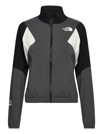 W Ma Wind Track Top Outerwear Jackets Windbreakers Grey The North Face