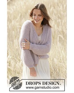 Strikkeoppskrift Jakke - Drops Design