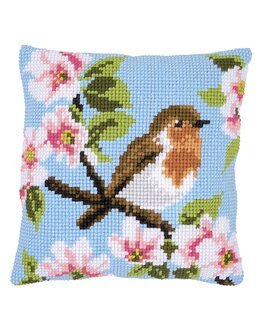 Broderikit Kudde Vårblomster - Vervaco