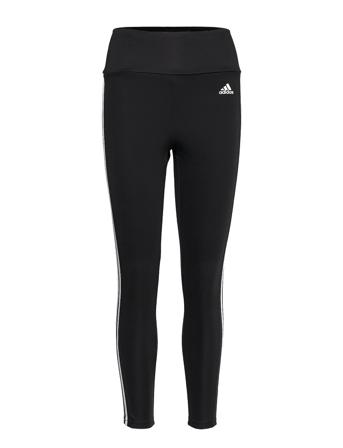Designed To Move High-Rise 3-Stripes 7/8 Sport Tights Running/training Tights Svart Adidas Performance