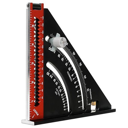 Aluminium Tømrer Vinkelmåler med Markeringspen Tømrer Vinkelmåler w