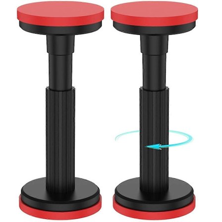 Teleskopisk Støttestang Monteringsstøtte Justerbar 18-44cm, Loftstøtte Skab Løftestang (Pakke)