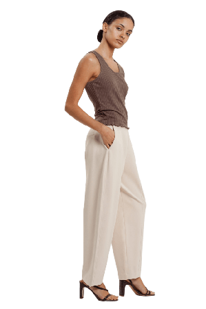 Residus Chami Tank - Mole T-shirts & toppar Dam Brun XS