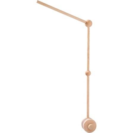 Babymobilhållare i trä, justerbar babymobilhållare i trä för spjälsäng, DIY-babymobilhållare för hängande mobil