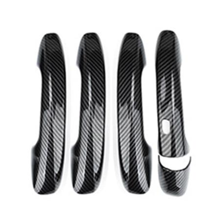 4 stk. Yderdørhåndtagsdæksel Trim-klistermærker til C E Glc Gls Cla Gla W213 W205 X253 2015-2024 A Carbon Fiber