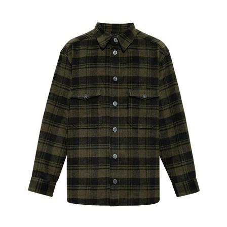 Allsaints - Skjortor - Grön - Herr - Storlek: Xl, Herr, Storlek: XL