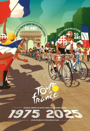 Frankrig - Tour de France - Postfrisk miniark