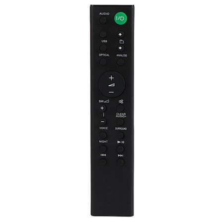 RMT‐AH103U Fjernkontroll Erstatningsdel for Soundbar Høyttaler