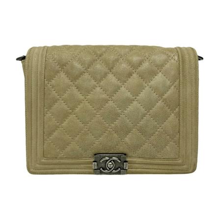 Chanel Vintage Tass , Beige , Dames , Maat: ONE Size Vintage Tassen