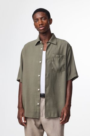 NN07 Freddy 5027 Shirt male Green Organic Cotton