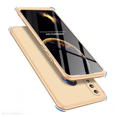 Huawei P Smart Plus GKK kolme palainen iskukestävä kova muovinen takasuoja kuori - Kulta Gold