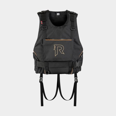 Giubbotto di salvataggio per bambini Regatta Action Explorer Gold 50N Black, 30 - 50 kg