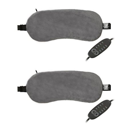 Opvarmet øjenmaske til at lindre tørre øjne syndrom, damp varm