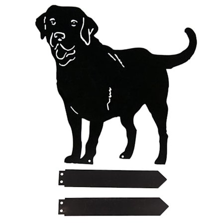 Metalliset koirakoristeet puutarhaan, koiran siluetti, puutarhakoriste ulkokäyttöön, nurmikon koristeet, pihan kyltti