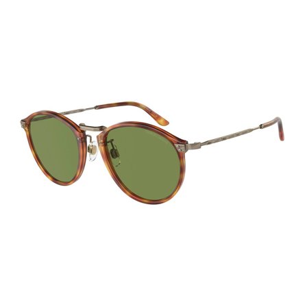 Giorgio Armani -Aurinkolasit - Brown Round - Giorgio Armani 0AR 318SM 56254E 5120