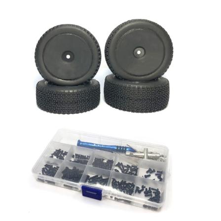 Paket Med 4 Leksaksdäck För Slitagemotstånd Rc-fordonstillbehör Modell