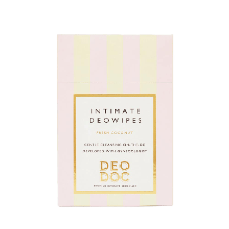 DeoDoc Intim DeoWipes (10st) – Fresh Coconut Dam ONESIZE