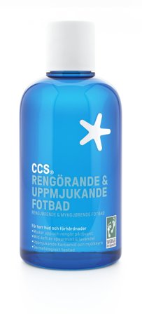 CCS rengjørende og mykgjørende fotbad 250 ml