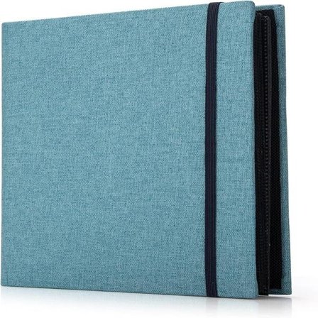 Fotoalbum, stik-i-album til 200 10x15 fotos, lærredsfotobog