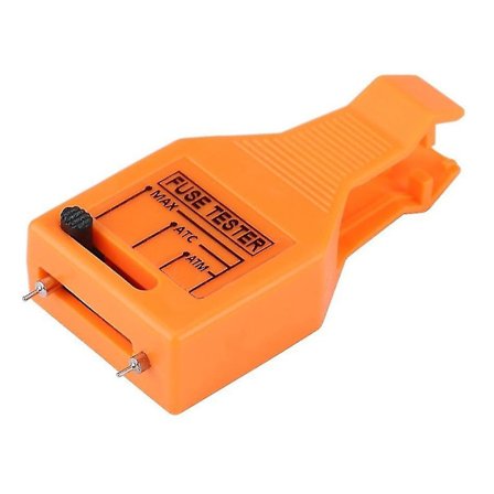 Verktøy for fjerning av bilsikringer, sikringstester med trekkfunksjon, lysende detektorpinne, Ato/atc sikringstestverktøy (oransje) (1 stk)