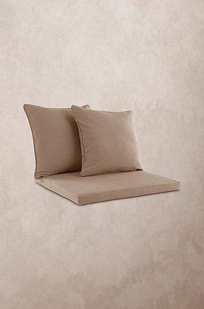 Jotex - Kissen-set Sessel Beige - MENTON - Kaufe Polster und Stuhlkissen bei Jotex