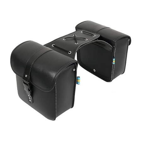 Et par motorcykel sidetasker værktøjstaske cykel rejsetaske vandtæt hurtige frigivelses spænder