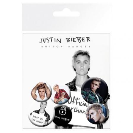 Justin Bieber Knappar 6-pack