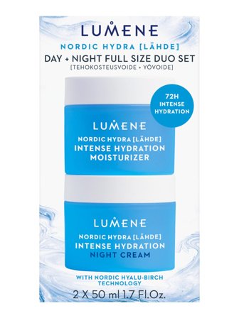 Lumene Nordic Hydra (Lähde) Set cont.: Intense Hydration Moisturizer 50 ml + Intense Hydration Night Cream 50 ml 1.0items