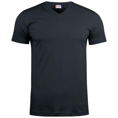Clique Unisex Vuxen Basic Stickad V-ringad T-shirt Xl Svart