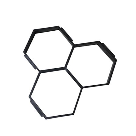 DIY Gangsti-Lager, Pathmate Steinforming, Dekorativ Gjenbrukbar Belegningsstein Betongform for Utendørs Gårdshage