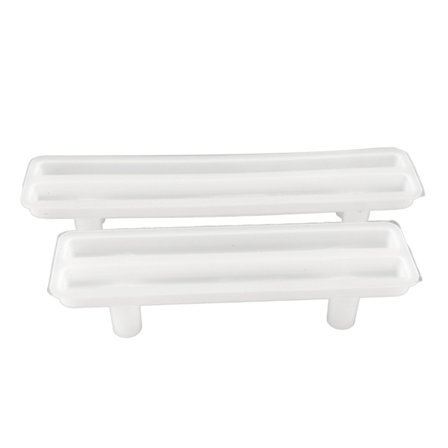 2 stk. Silikonbrett Håndtak Former DIY Serveringsbrett Agatfat Smykker Brett Skap