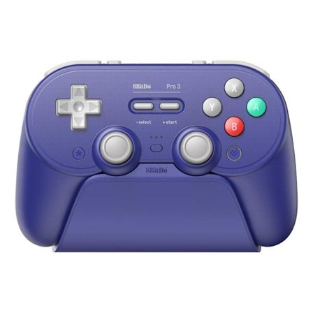 8BitDo Pro 3 Bluetooth-kontroller för Switch/Switch 2 lila