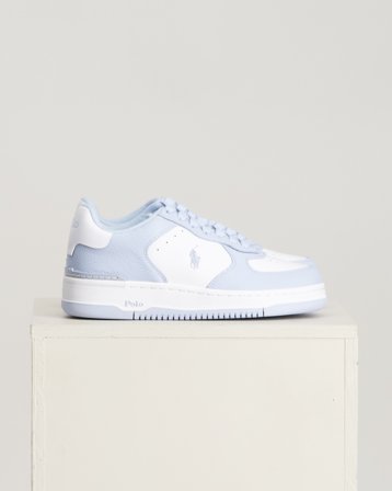 Polo Ralph Lauren Masters Court Leather Sneaker Blauw Schoenen Jongens - Kids Brand Store