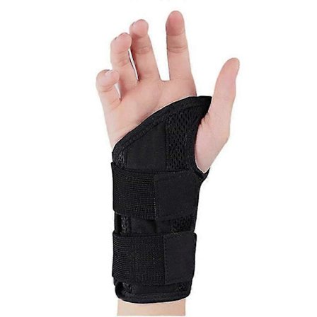 Justerbar blød håndledsbeskytter til fitnesscenter tilbehør Metal håndledsskinne Skade Smertelindring Karpaltunnel Håndledsstøtte