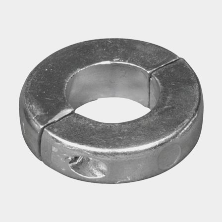 Aluminiumanode Tecnoseal, voor as, Ø30 mm/Ø65 mm, smal