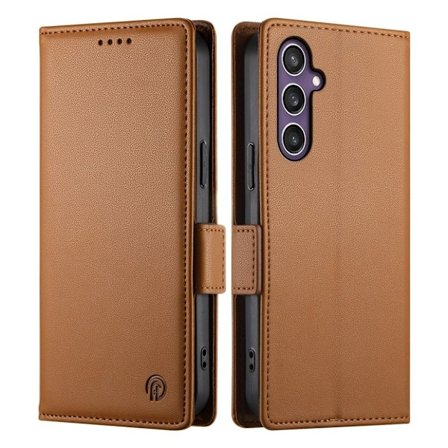 Samsung Galaxy S25 Plus Plånboksfodral - Brun