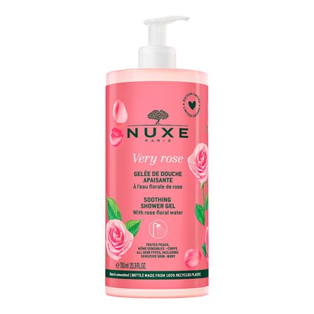 Nuxe Very Rose Shower Gel 750ml, Skincare, Kropspleje, Bodyshampoo