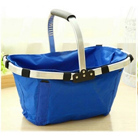 Vikbar Shopping Picknickkorg med Handtag Vattentät Utomhus 4 Färger