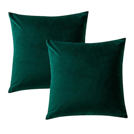 Heitä tyynyliinat 45*45cm, 2 pakkausta kodikkaita pehmeitä neliön muotoisia koristetyynyliinoja