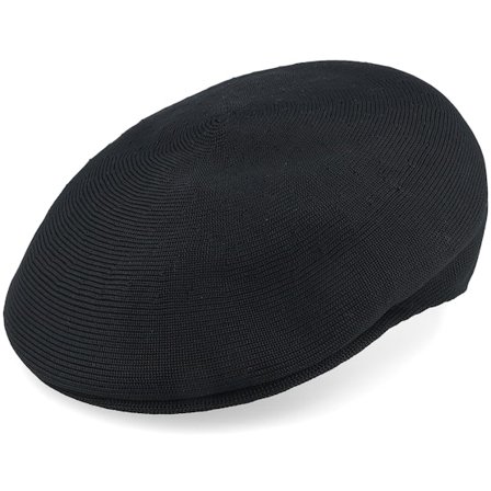 Kangol - Svart flatcap Keps - Douglas 504 Black Flat Cap @ Hatstore