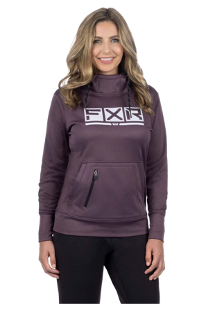 Capucha FXR Podium Tech Po Mujer Uva apagada/Lila polvoriento XL