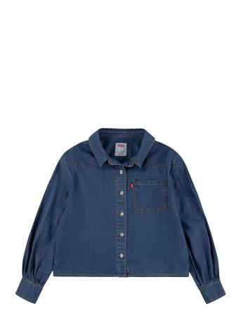 Levi's Western Peasant Denim Shirt Blue Levi's