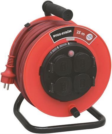 Malmbergs Kabeltrommel 3g1,5mm² m/stativ, utendørs