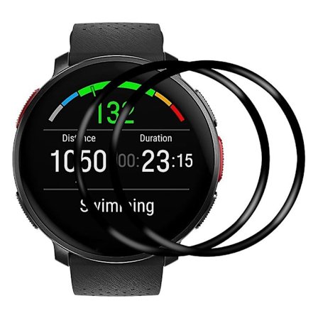 2 stk/pakning for Polar Vantage V3 PMMA skjermbeskytter med høy gjennomsiktighet