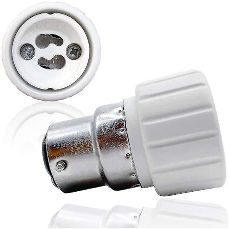 B22 til GU10 Lampekoblingsadapter