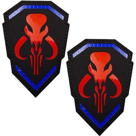 2-pakning Mythosaurus reflekterende lapper - Star Wars infrarød lapp