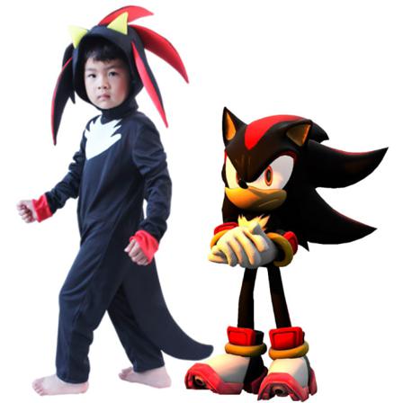 Sonic The Hedgehog Jumpsuit Cosplay Kostym Finklänning