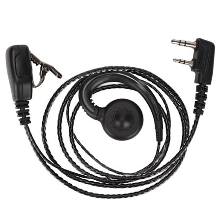 2-vejs radio ørekrog ørestykke G-formet clips øre walkie talkie hovedtelefon til Baofeng til Kenwood til Wouxun til TYT